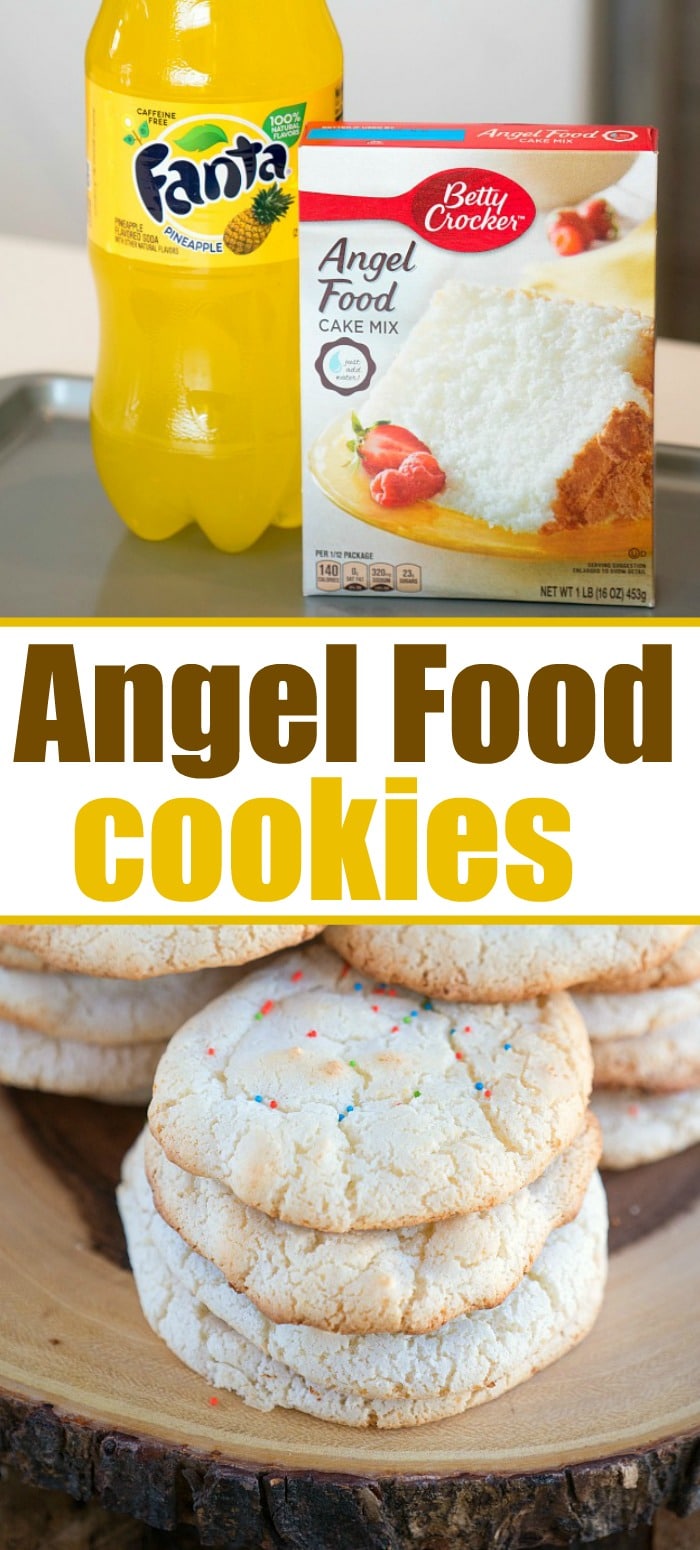 Angel Food Cake Mix Cookies 2 Ingredient Cookies Recipe