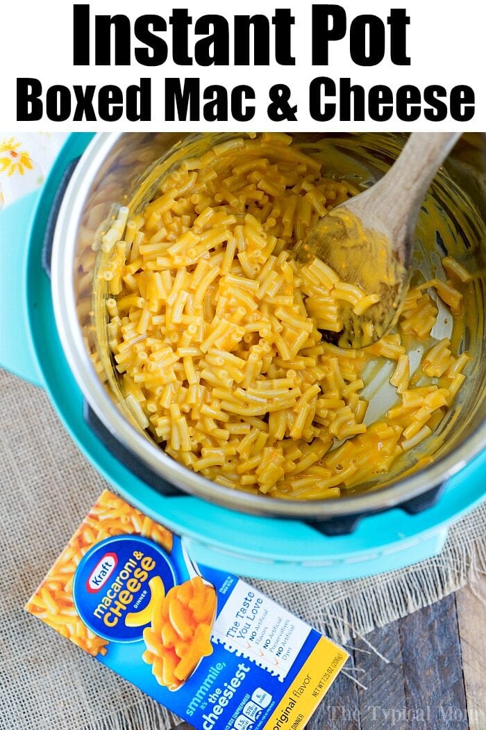 kraft deluxe macaroni and cheese instant pot