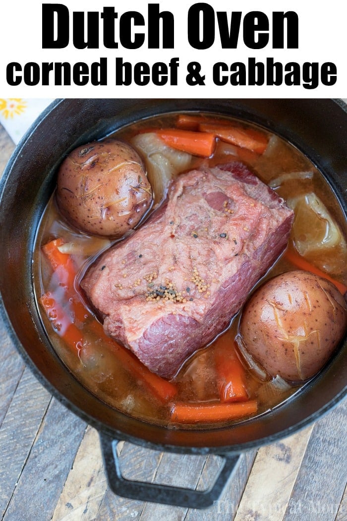 dutch oven corned beef and cabbage