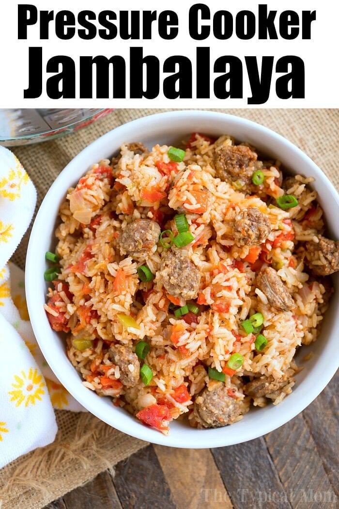 Jambalaya pressure cooker hot sale