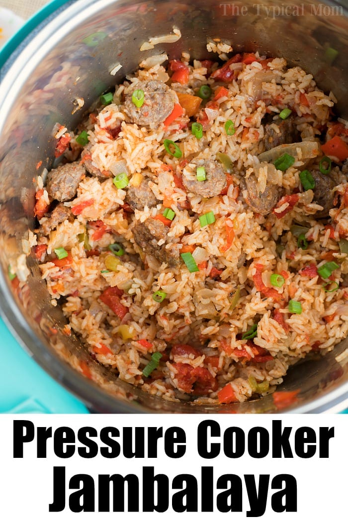 Pressure Cooker Jambalaya Instant Pot Ninja Foodi Jambalaya