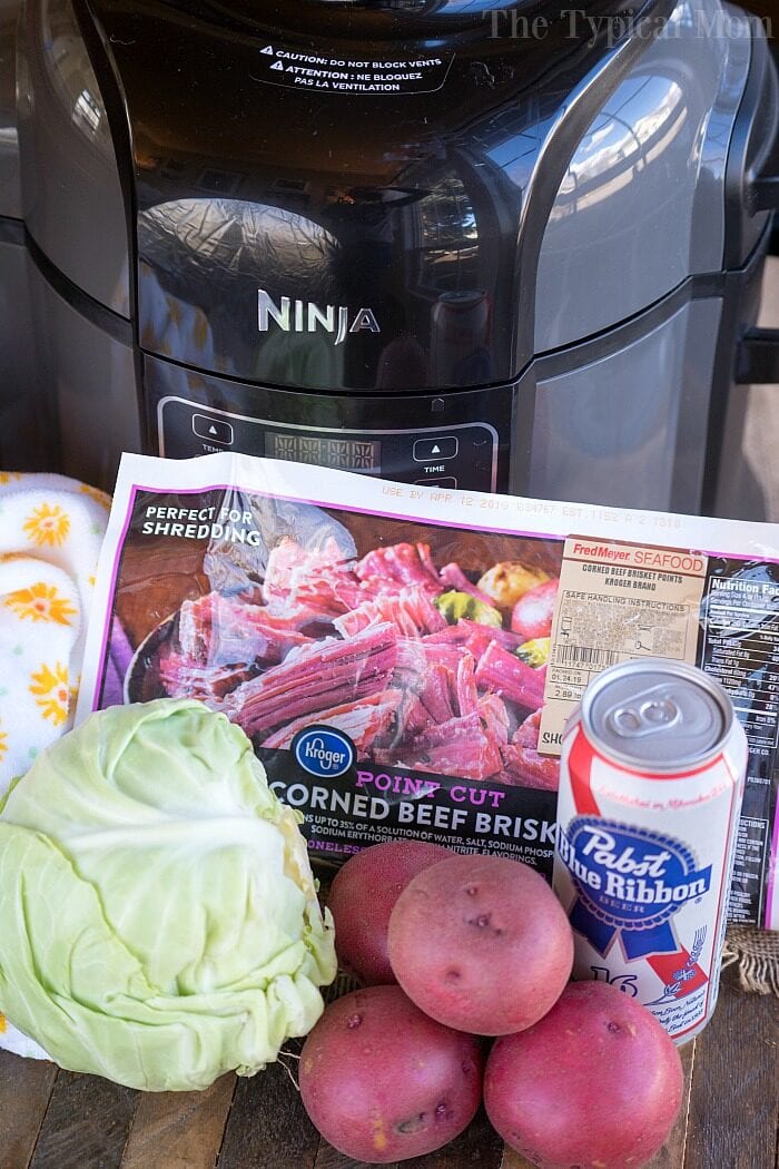 Ninja foodi best sale corned beef cabbage