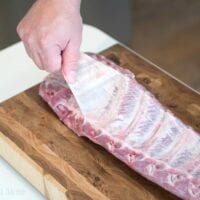 Removing Membrane From Ribs 2