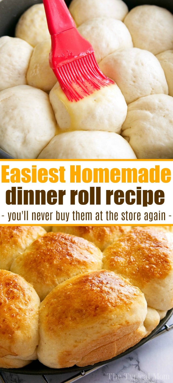 Easy Roll Recipe - Quick Dinner Rolls From Scratch - Homemade