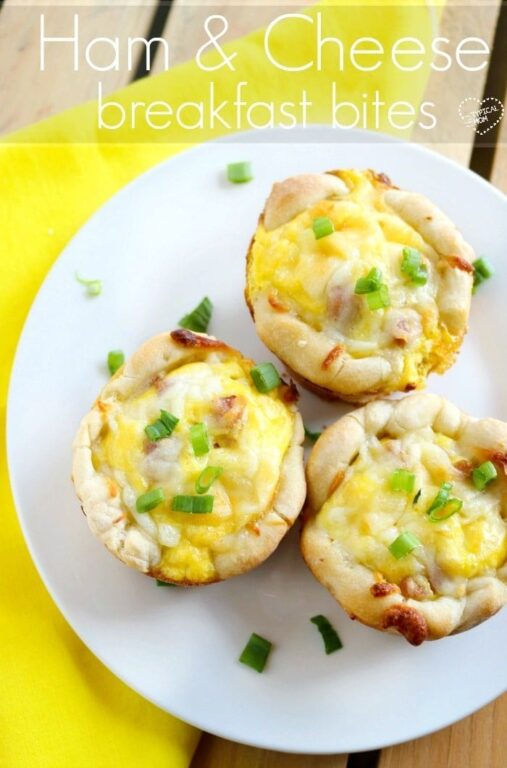 Ham and Cheese Breakfast Bites Ham and Cheese Egg Muffins