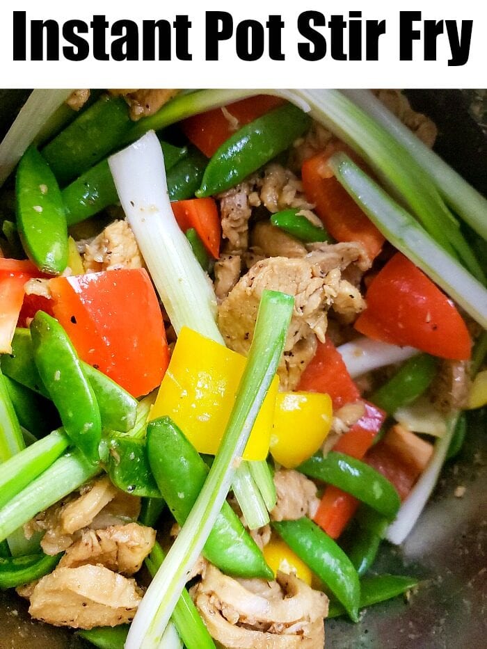 instant pot chicken stir fry
