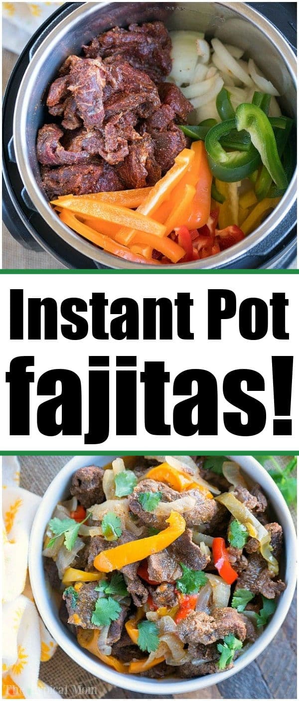 Beef Instant Pot Fajitas Pressure Cooker Ninja Foodi Fajitas
