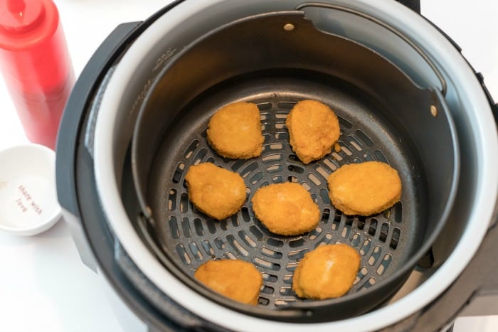 frozen nuggets in air fryer oven