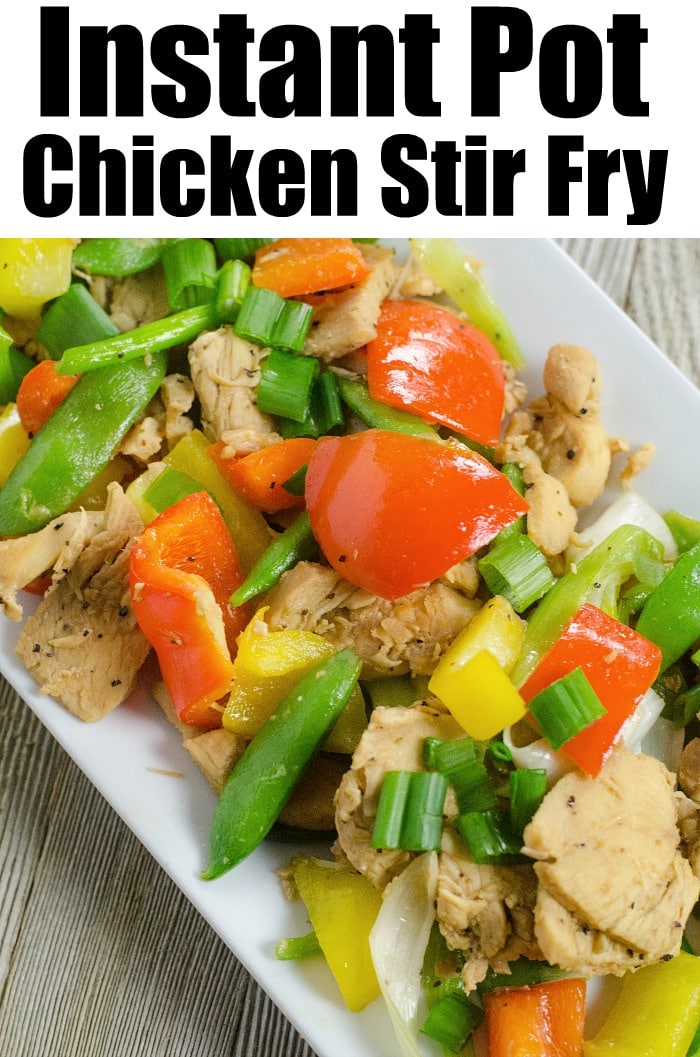 Chicken Instant Pot Stir Fry - Ninja Foodi Stir Fry Recipe