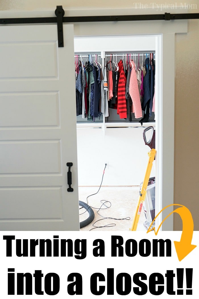 How To Organize Your House The Typical Mom   Turning A Bedroom Into A Closet 3 