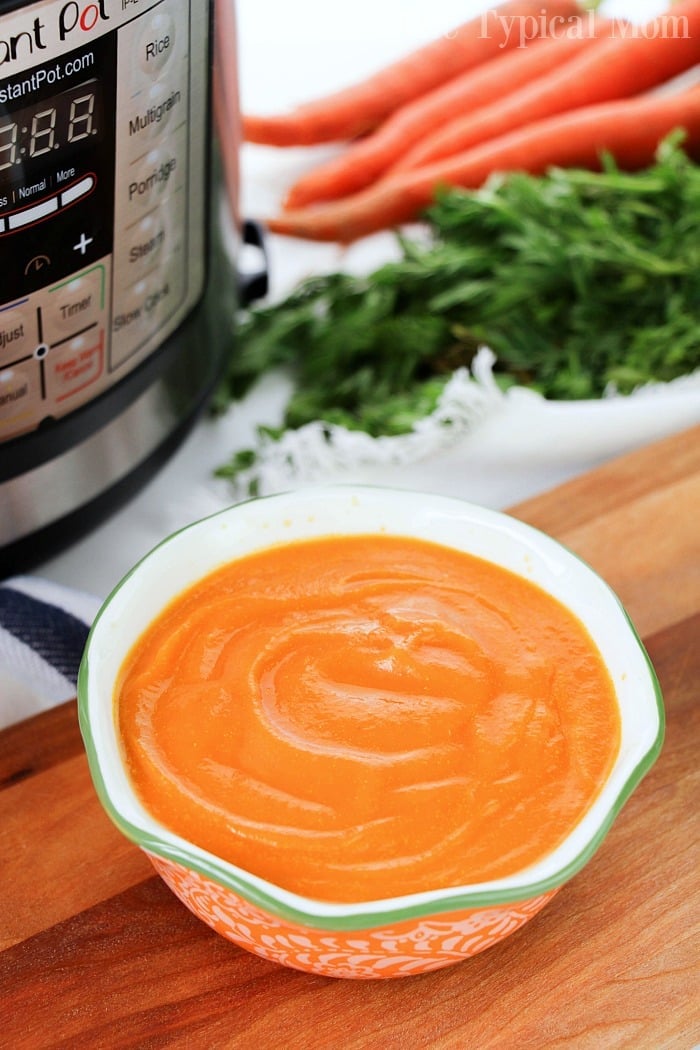 Easy Instant Pot Carrot Soup with Coconut Milk