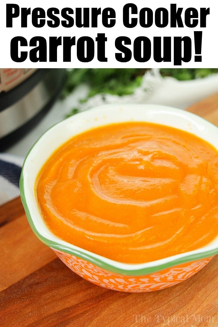 instant pot carrot soup