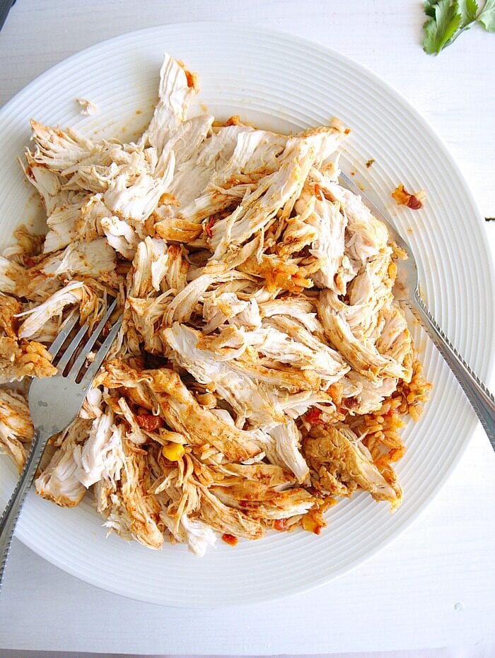 3-Ingredient Crockpot BBQ Chicken (5 min prep!) - I Heart Naptime