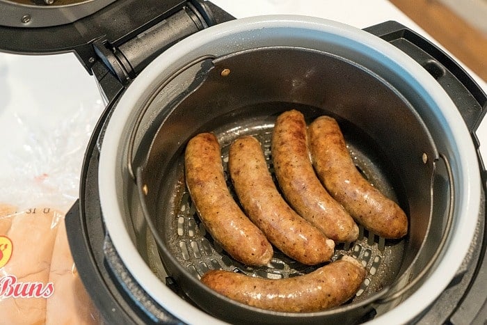 Ninja Foodi Sausage Links or Brats - Fresh or Frozen