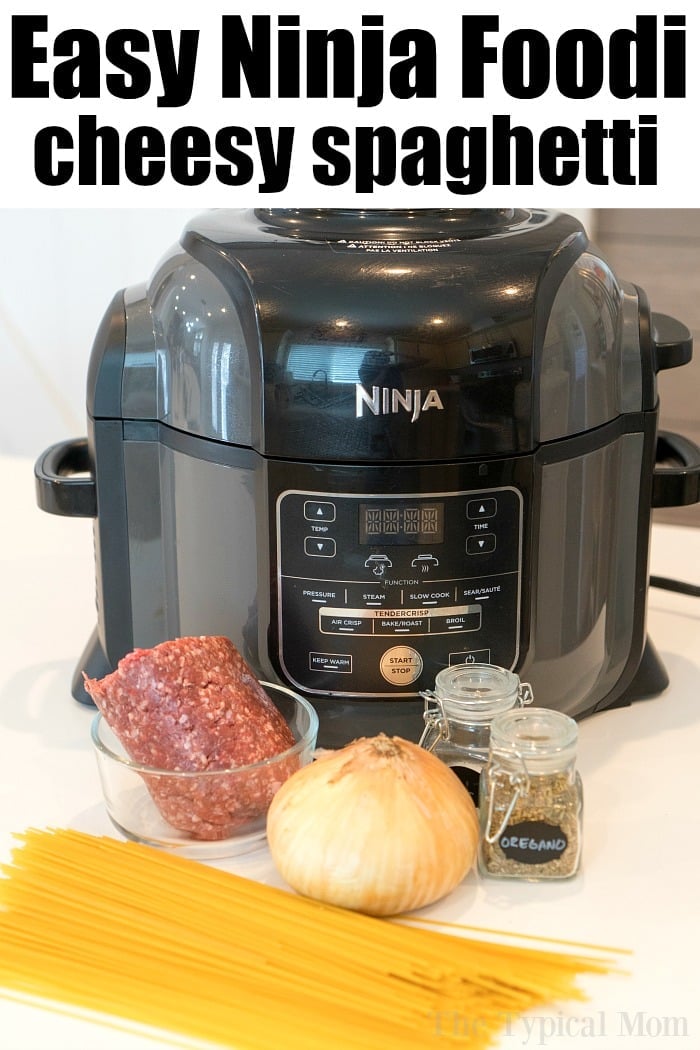 There is a new way to cook with Ninja Cooking System #Review and simple  Spaghetti in under 30 minutes #Recipe - 2 Boys + 1 Girl = One Crazy Mom