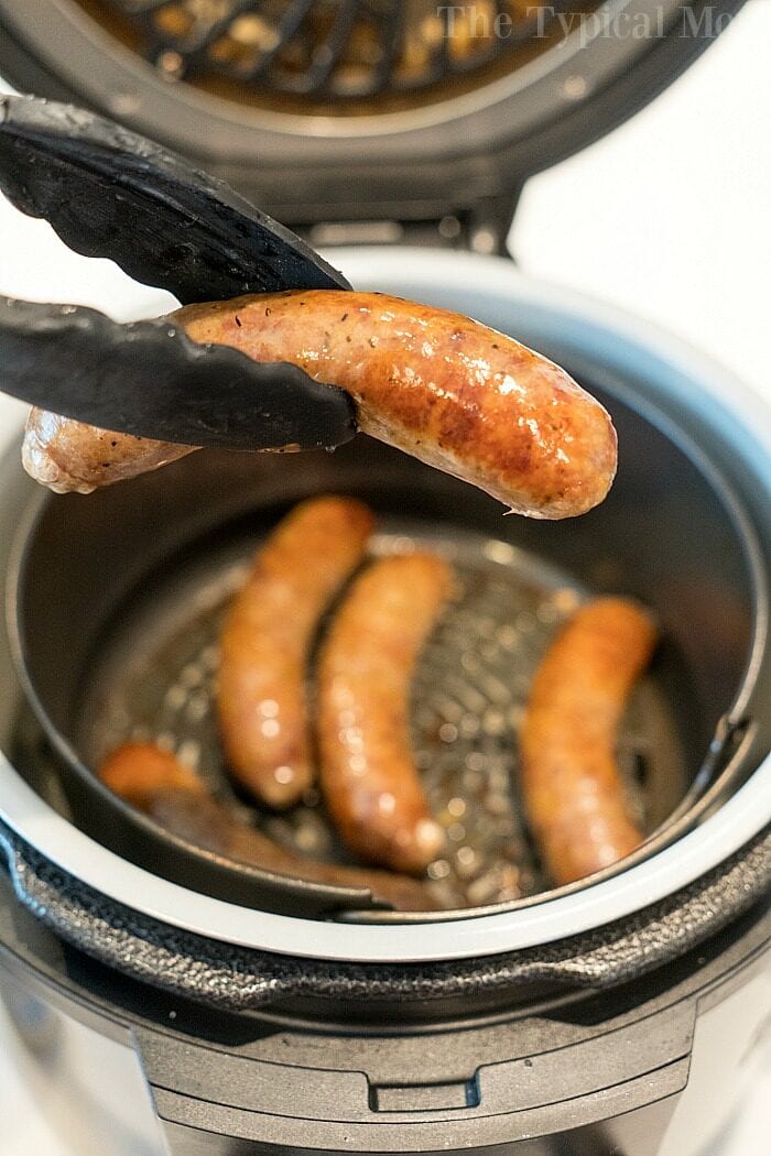 Frozen bratwurst in instant pot sale