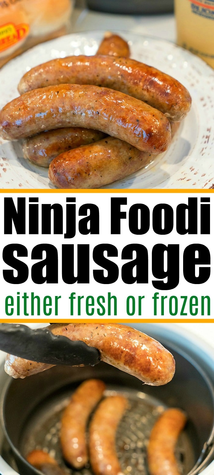 Ninja Foodi Sausage Links or Brats Fresh or Frozen