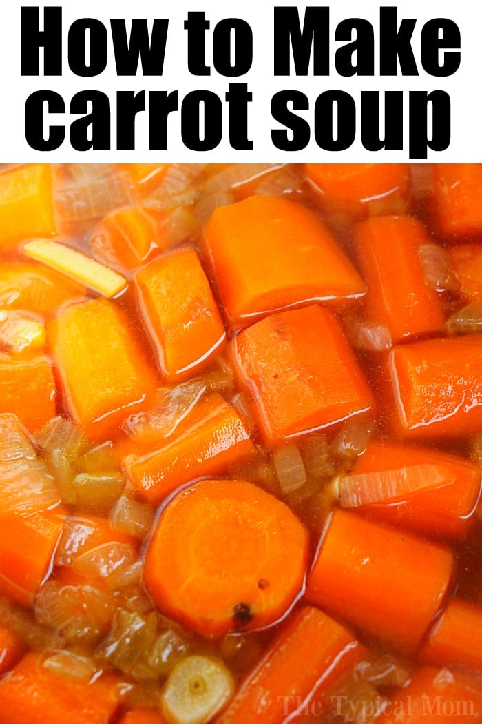 pressure cooker carrot soup