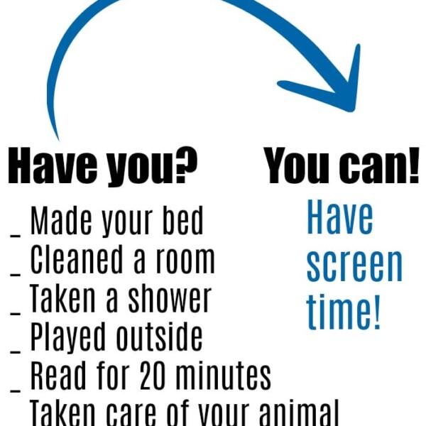 screen time printable