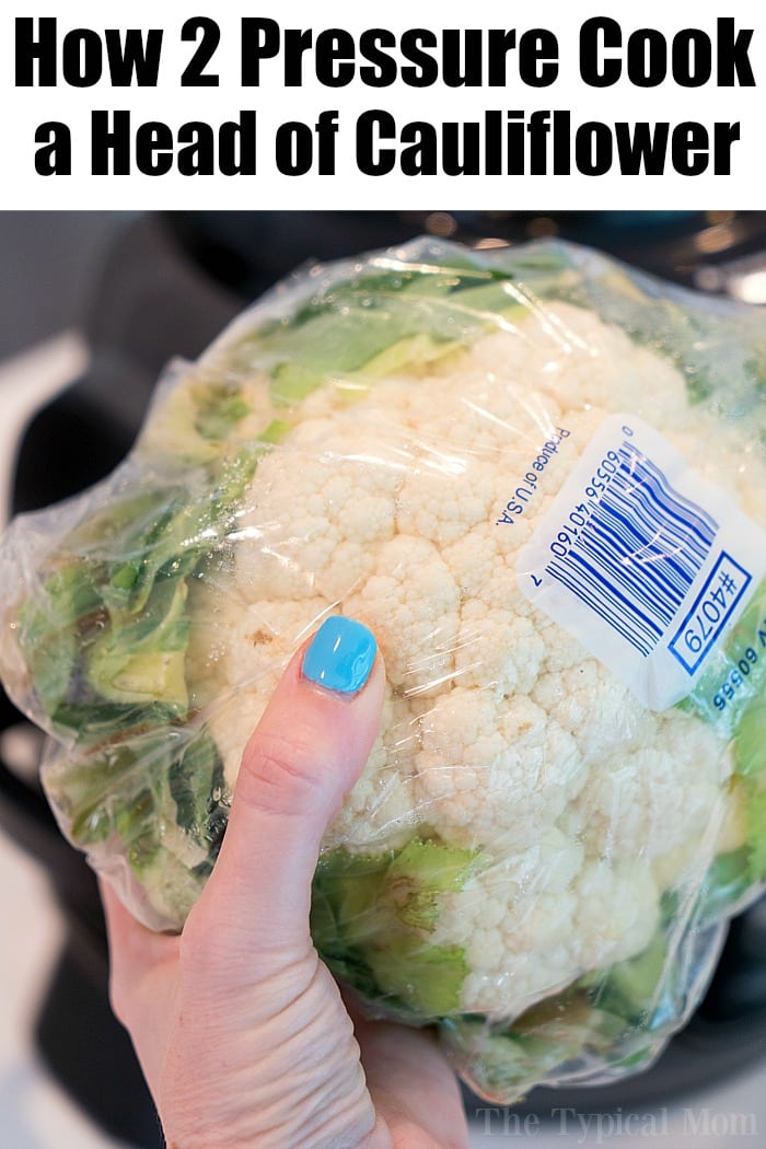 Cooking frozen cauliflower in instant online pot