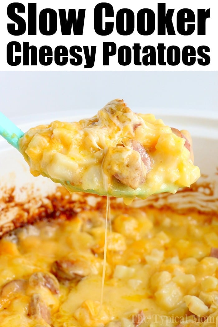 Easy Slow Cooker Cheesy Potatoes Recipe