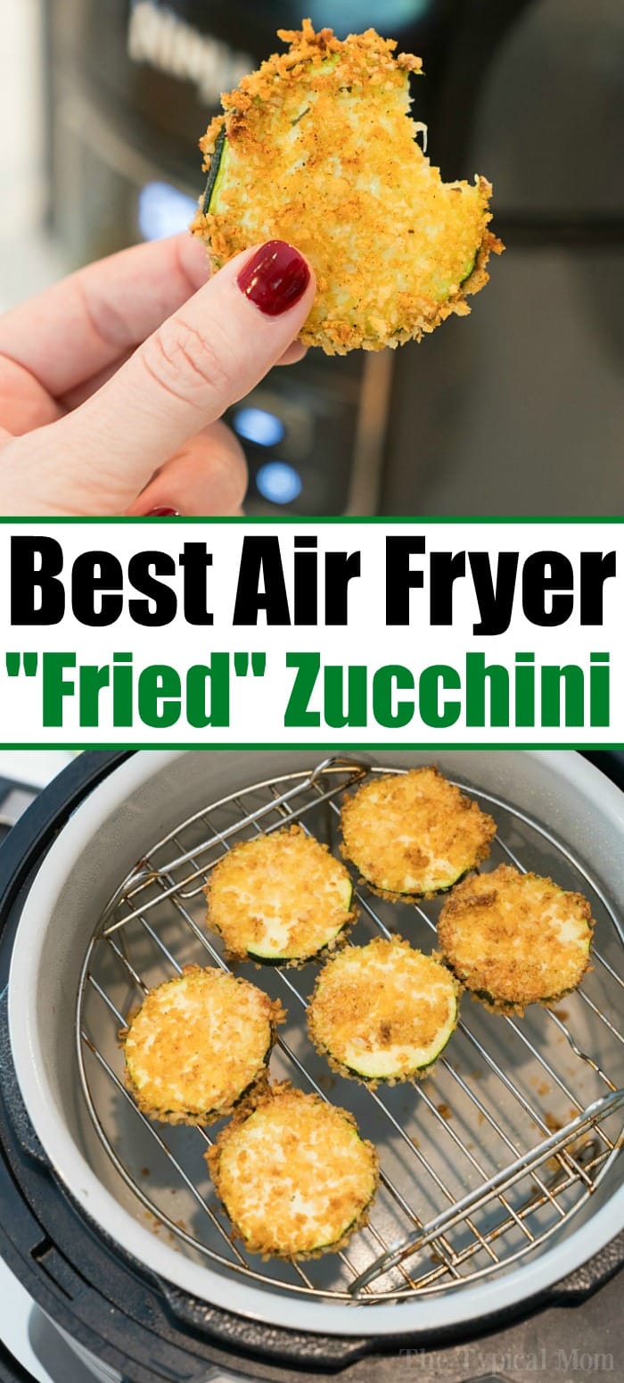 Parmesan Air Fryer Zucchini Chips Ninja Foodi Zucchini Chips