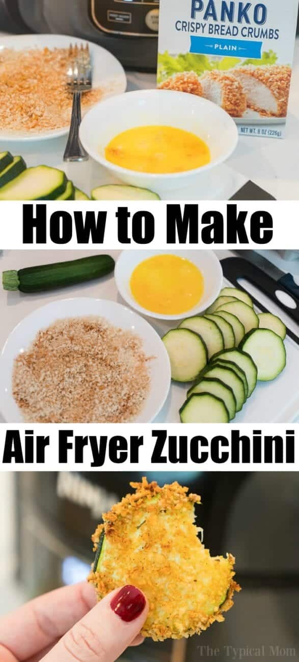 Parmesan Air Fryer Zucchini Chips Ninja Foodi Zucchini Chips