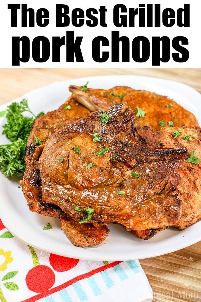 Dry Rub Grilled Pork Chops - Grilled Pork Chops with Dry Rub