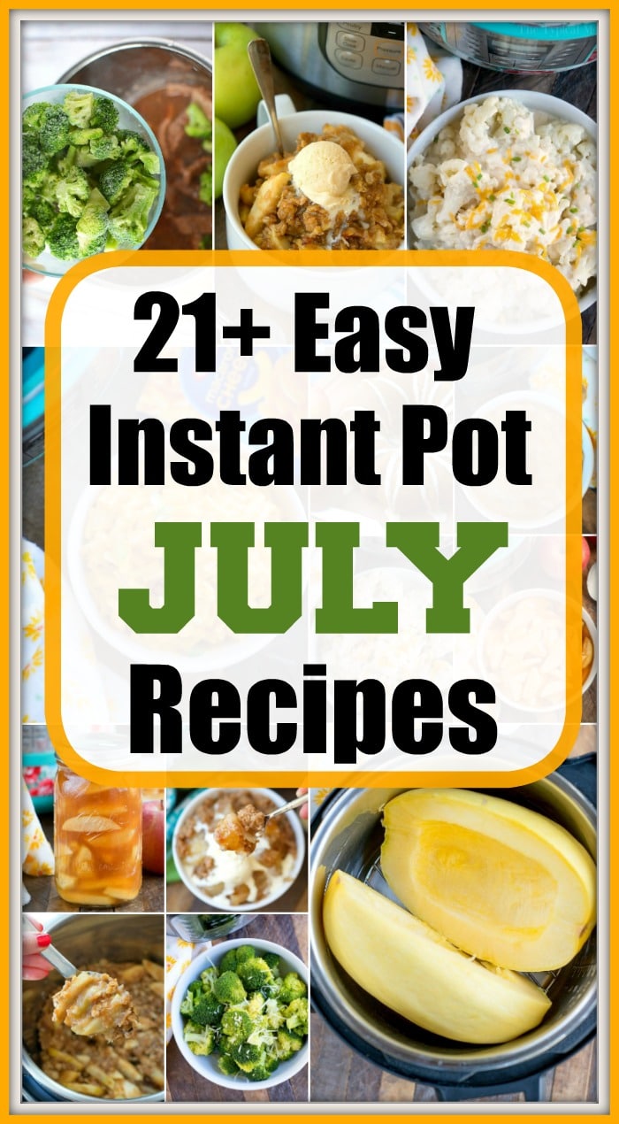 july instant pot recipes