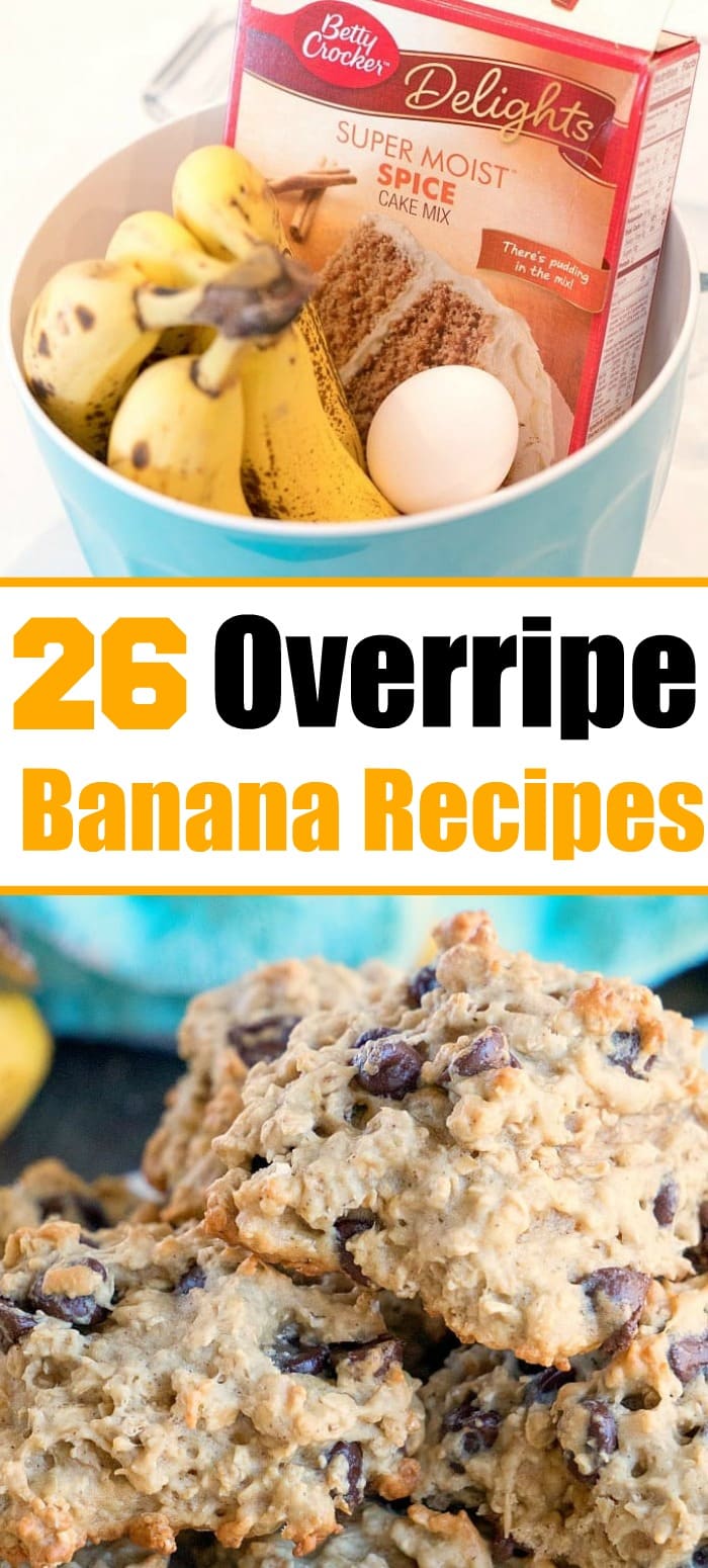 easy recipes to use overripe bananas