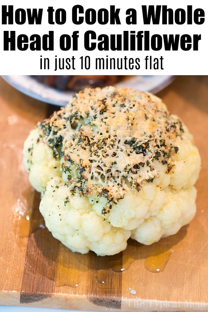 Instant pot discount steamed cauliflower head