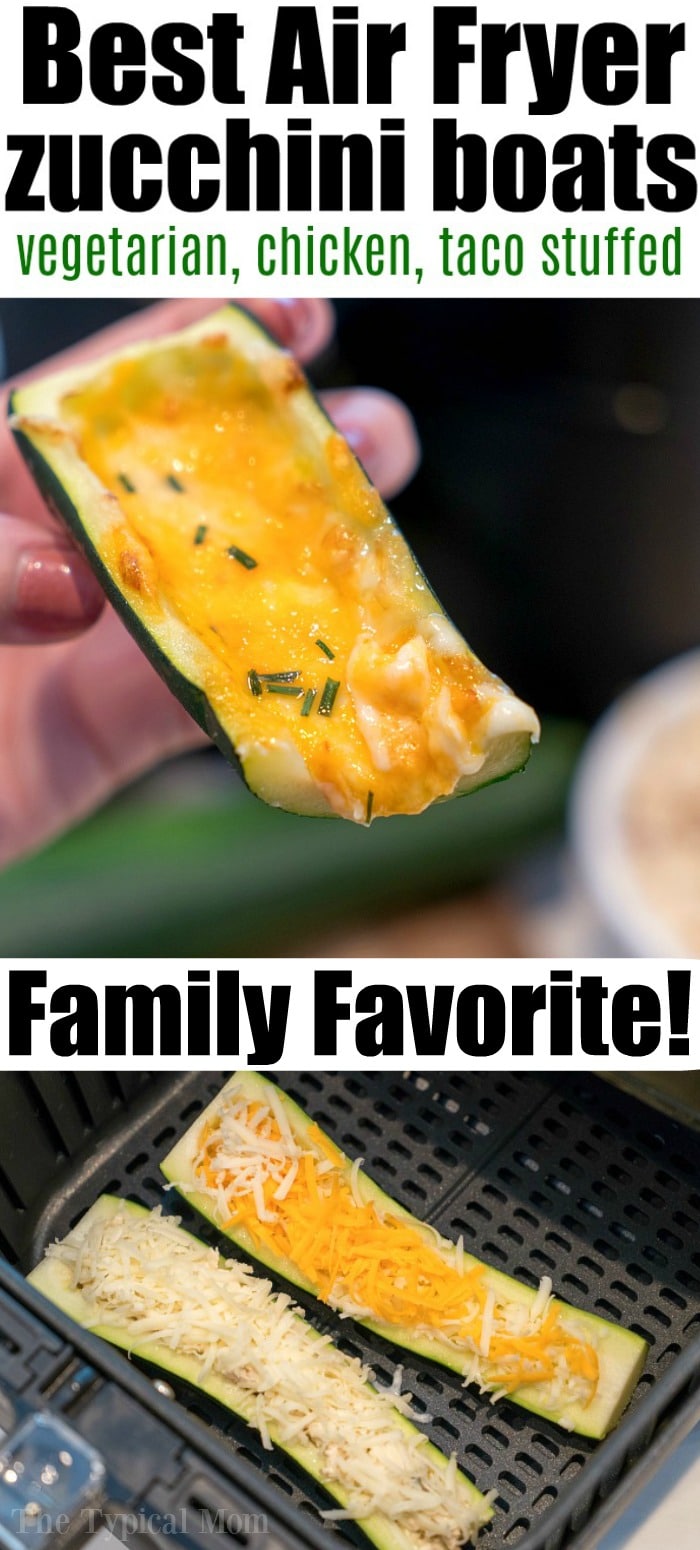 Air Fryer Zucchini Boats Stuffed Ninja Foodi Zucchini Boats