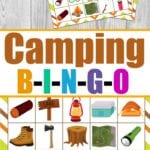 camping bingo printable