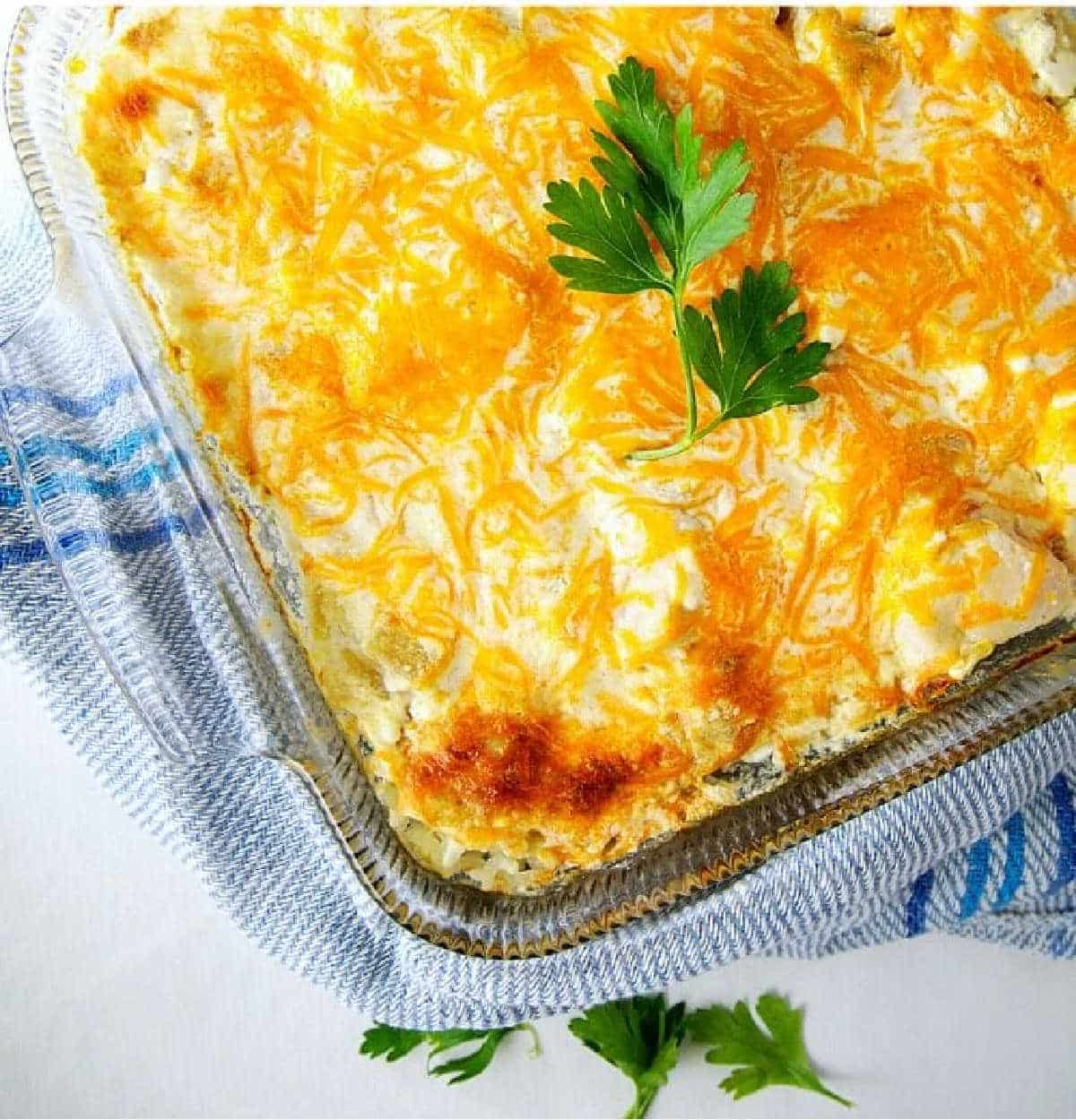 Easy Green Chile Chicken Casserole Hatch Chile Casserole