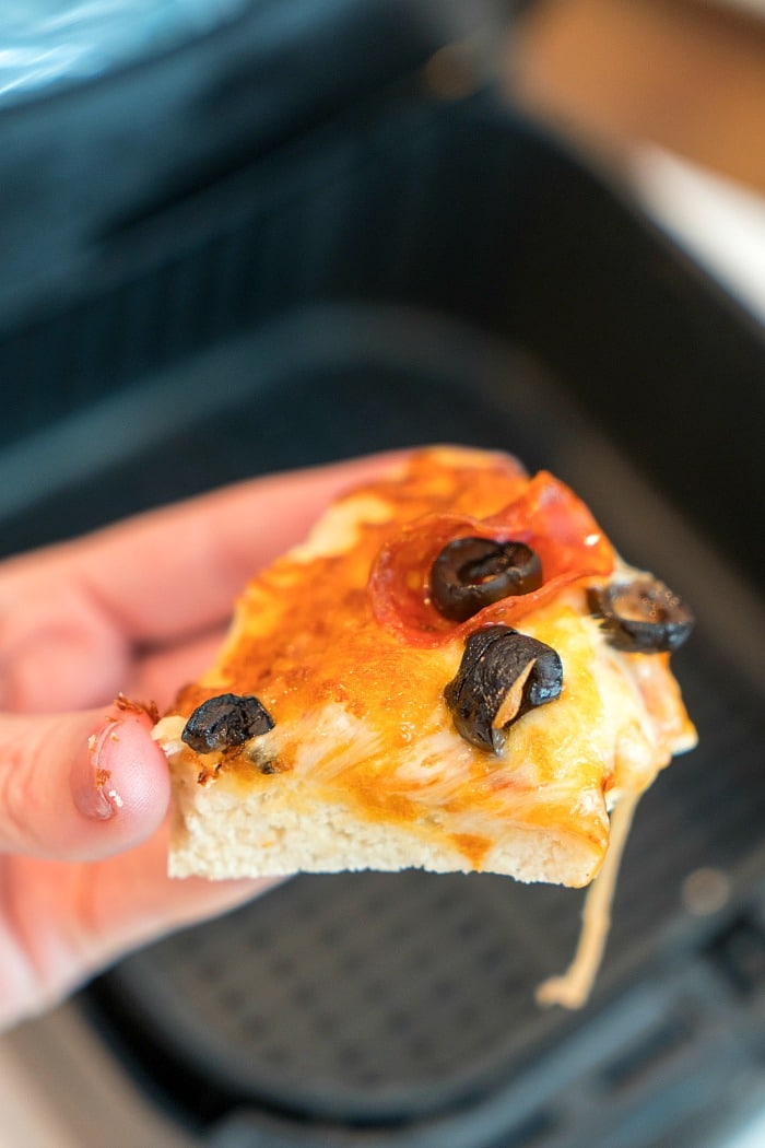 Air Fryer Pizza Recipe - The Cookie Rookie®