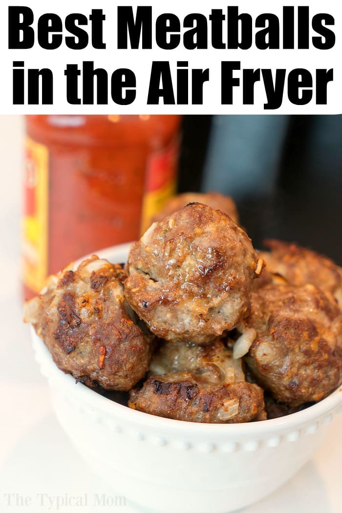 Meatballs în friteuza de aer