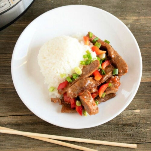 Pressure Cooker Chinese Pepper Steak Ninja Foodi Chinese Steak