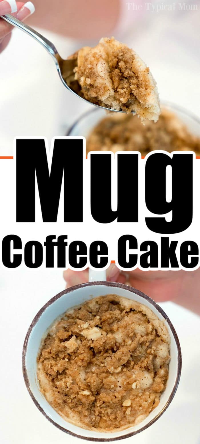 How to Make Coffee Cake in a Mug in a Microwave Individual