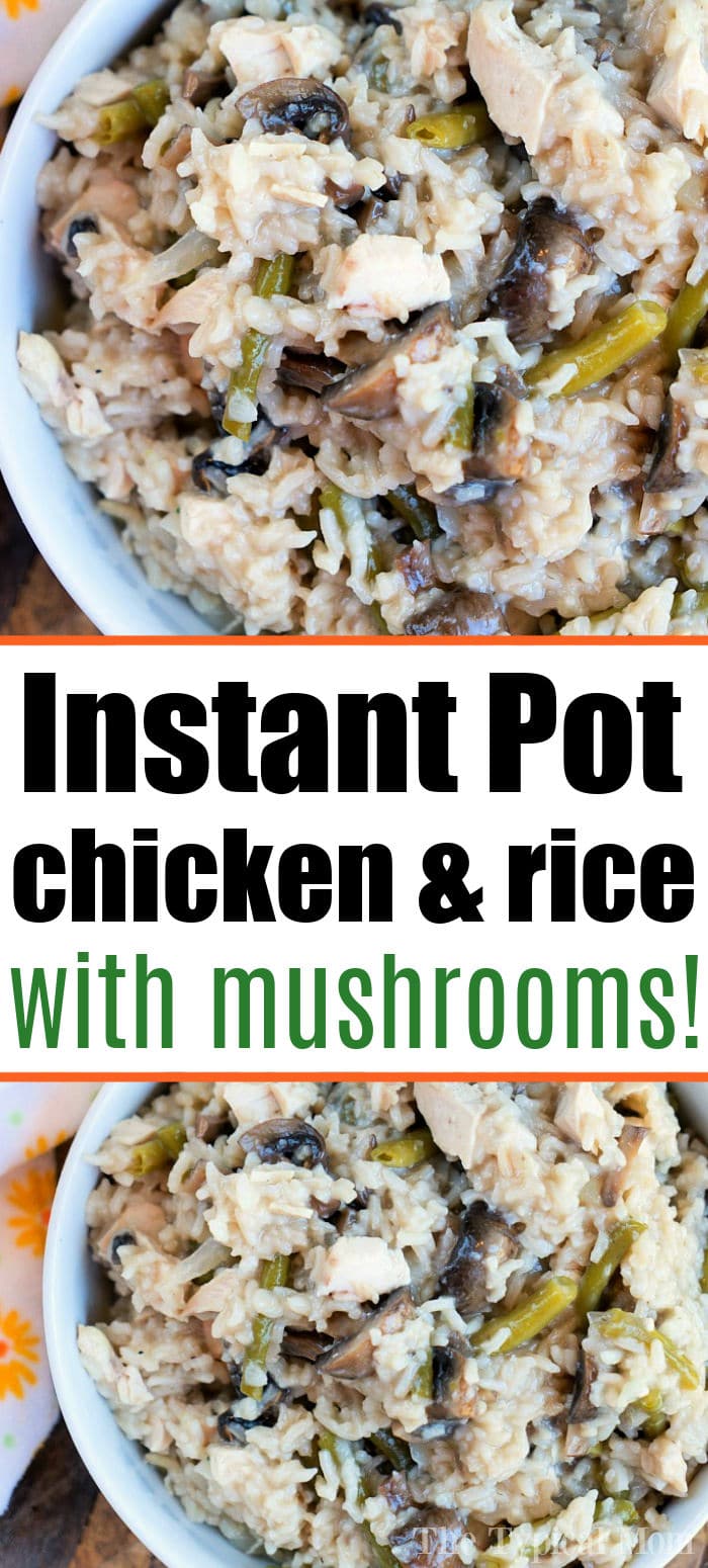 Pressure Cooker Chicken Mushroom Casserole Ninja Foodi Chicken Rice