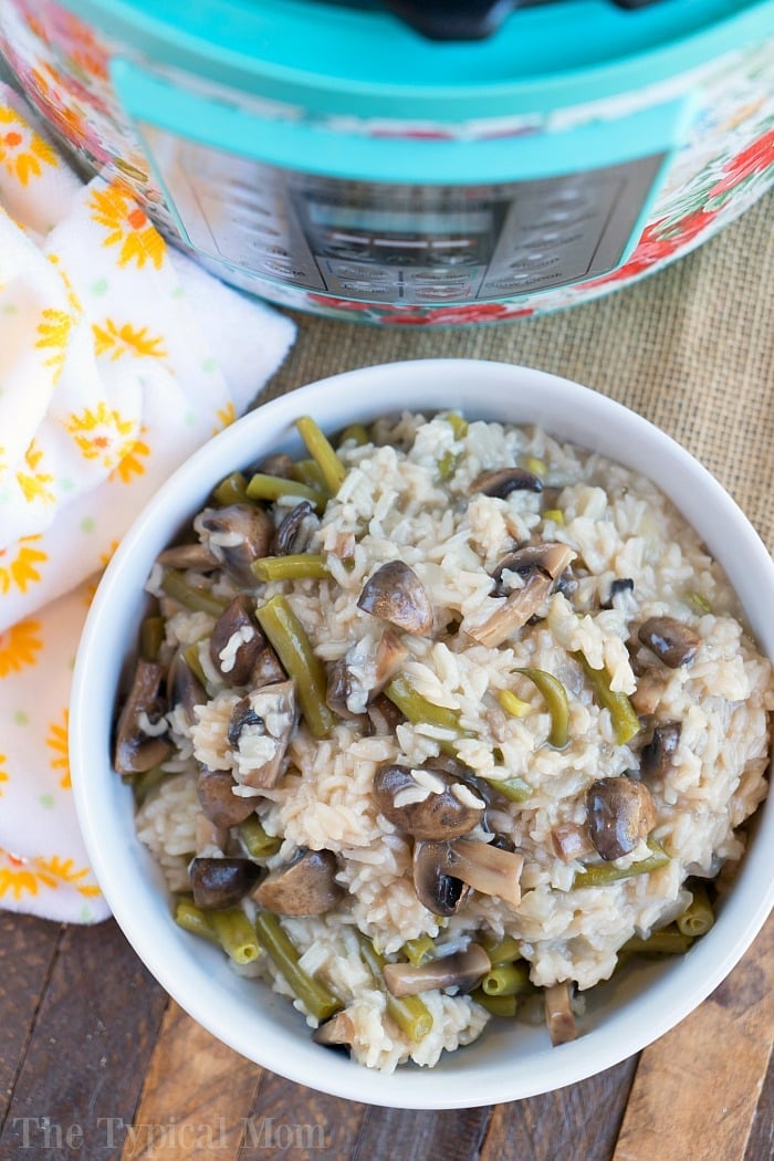 Mushroom rice instant online pot