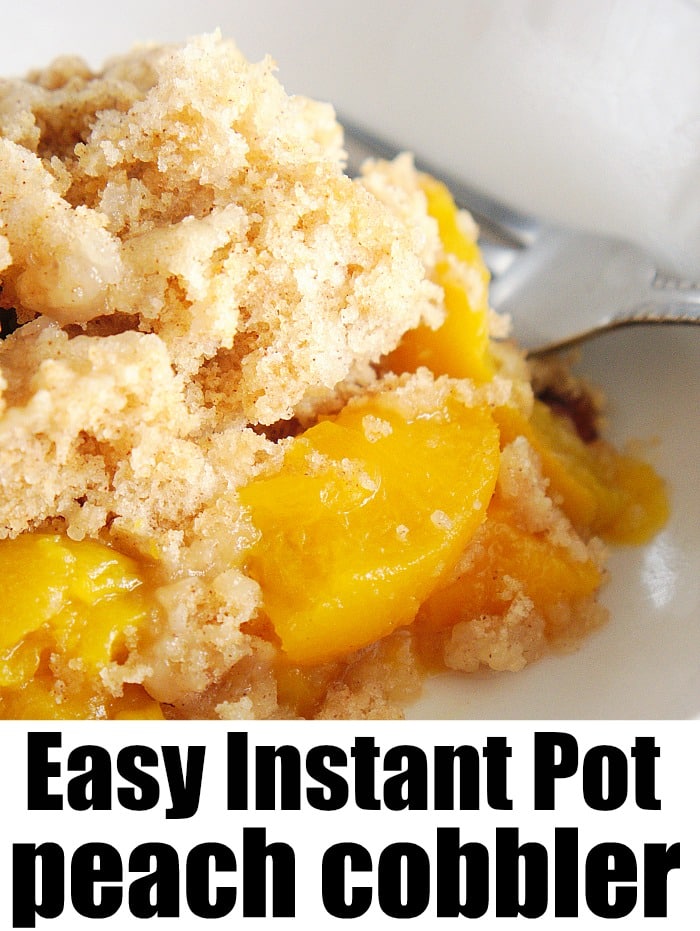 Instant pot fruit online cobbler