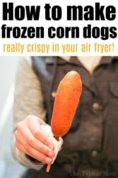 Crispy Air Fryer Corn Dogs - How to Cook Ninja Foodi Corn Dogs