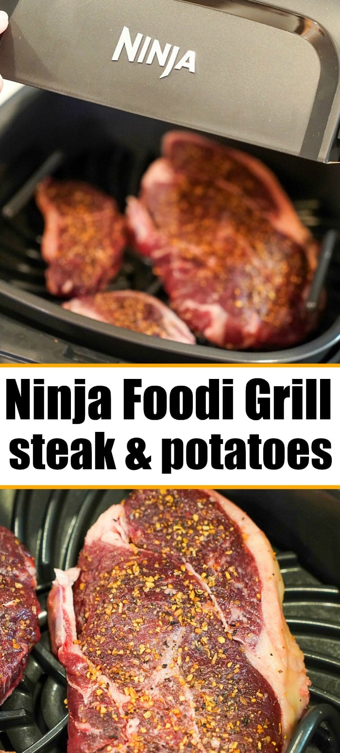Ninja Foodi Grill Review Ninja Foodi Grill Steak and Potatoes