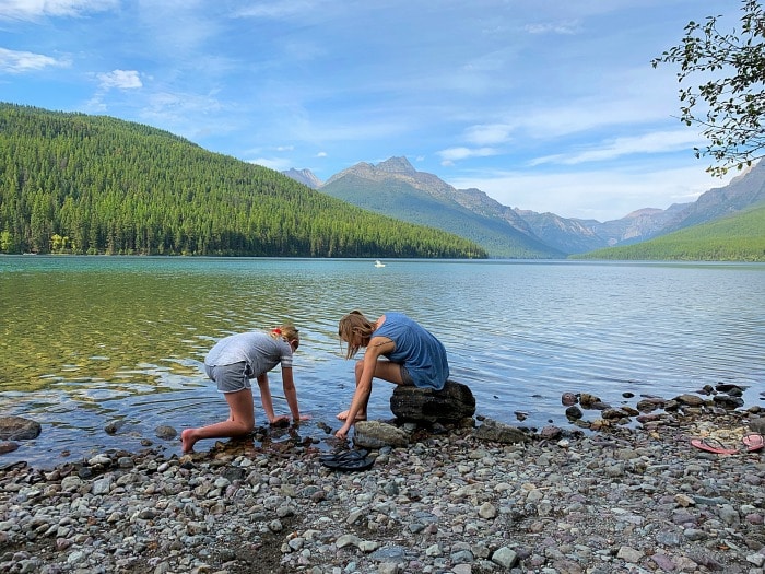 bowman lake glacier