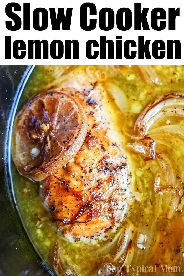 Crockpot Lemon Pepper Chicken