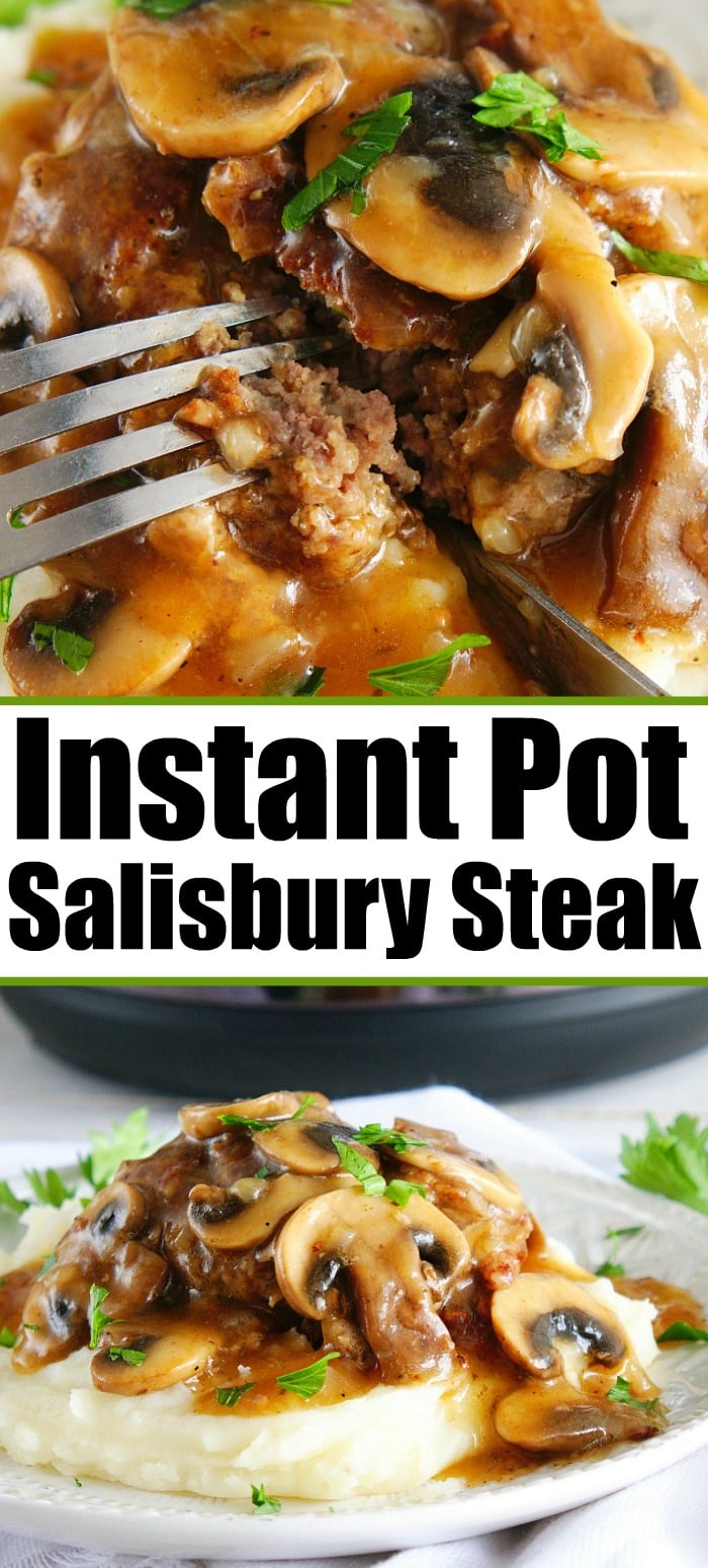 Instant Pot Salisbury Steak & Gravy Ninja Foodi Salisbury Steak