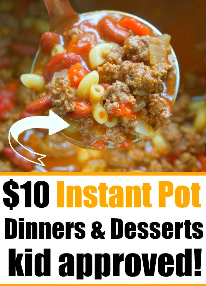 the typical mom instant pot recipes