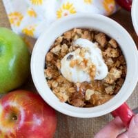 air fryer apple crisp