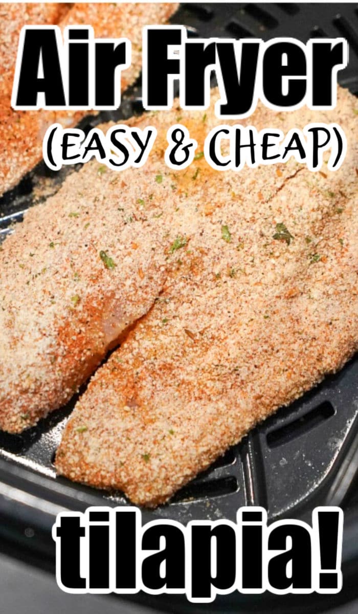 Fresh or Frozen Air Fryer Tilapia No Breading or Lightly Breaded