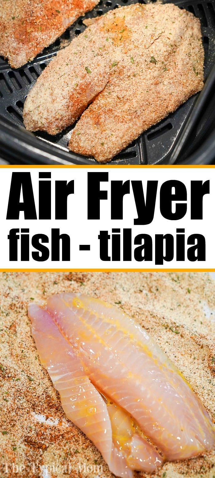 Fresh or Frozen Air Fryer Tilapia No Breading or Lightly Breaded